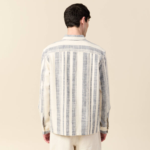 surchemise manches longues ecru homme Surchemise manches longues ecru homme