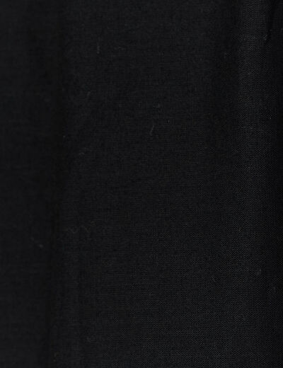 Jupe longue évasée brodée noir femme