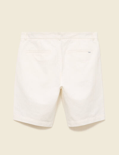Bermuda ecru homme