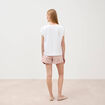 T-shirt en coton blanc femme