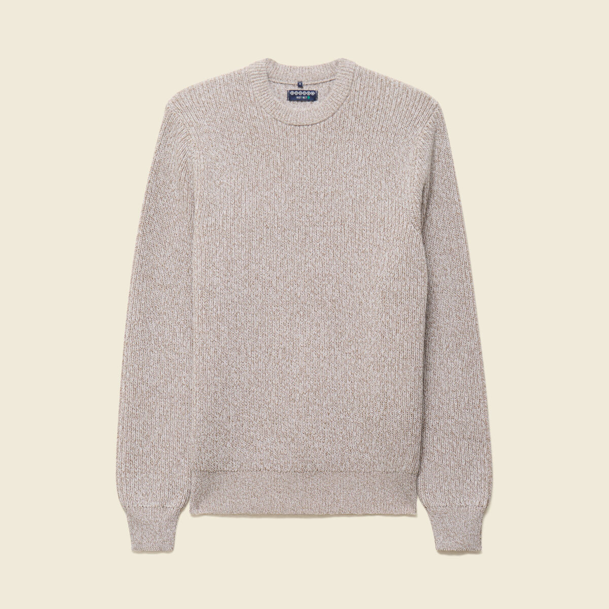 Pull manches longues gris clair homme