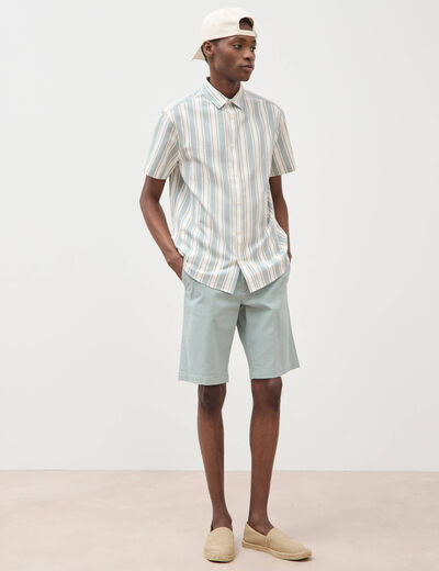 Short vert clair homme