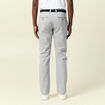 Pantalon chino straight bleu gris homme