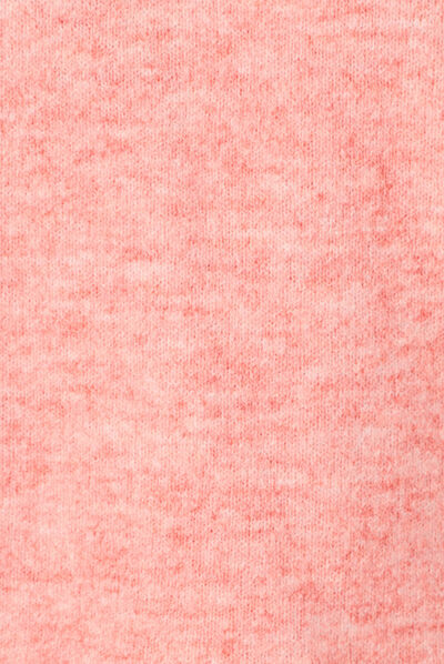 Pull brodé éco-responsable rouge clair femme