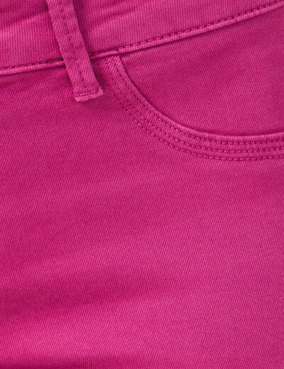Pantalon slim 7/8ème violet clair femme