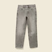 Jeans large relaxed denim gris homme