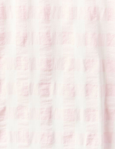 Chemise manches longues rose clair femme
