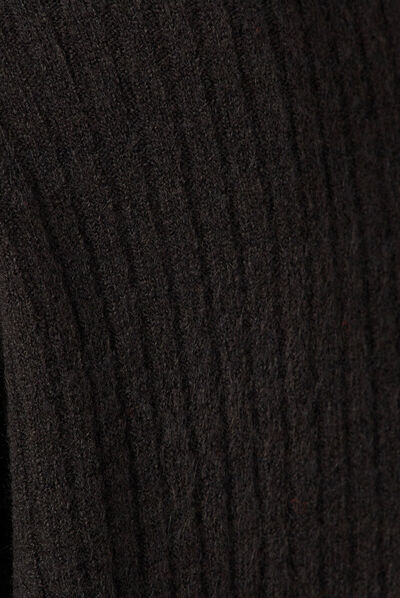Pull éco-responsable noir femme
