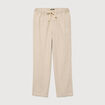 Pantalon straight en coton sable homme