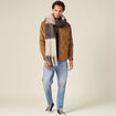 Pull manches longues bleu marine homme
