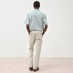 Chino coupe droite longueur 32 vert kaki homme