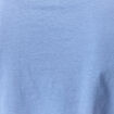 T-shirt cintr&eacute; col rond manches courtes bleu lavande femme