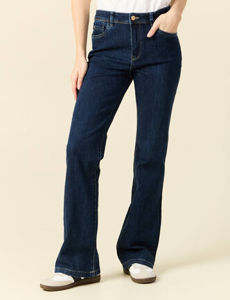 Jeans Yoko - bootcut denim brut femme