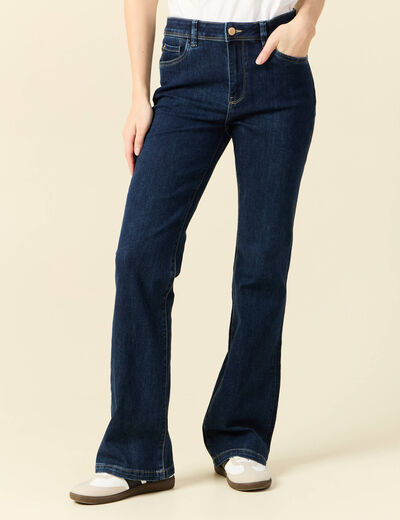 Jeans Yoko - bootcut denim brut femme