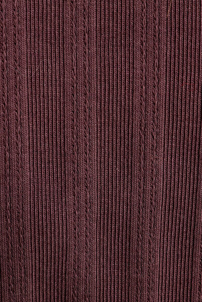 T-shirt manches longues marron foncé femme