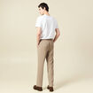 Pantalon slim cigarette taupe homme