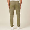 Pantalon battle bas resserr&eacute; vert kaki homme