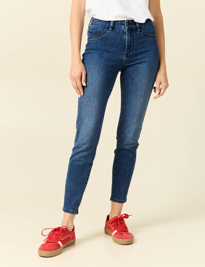Jeans skinny 7/8ème denim stone femme