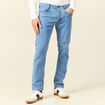 Jeans straight fabriqué en France denim stone homme