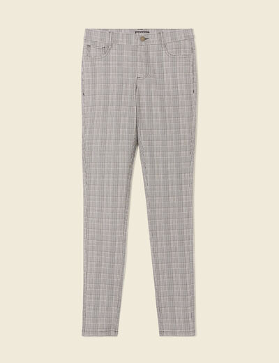 Pantalon skinny gris femme