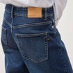 Jeans straight taille standard denim brut femme