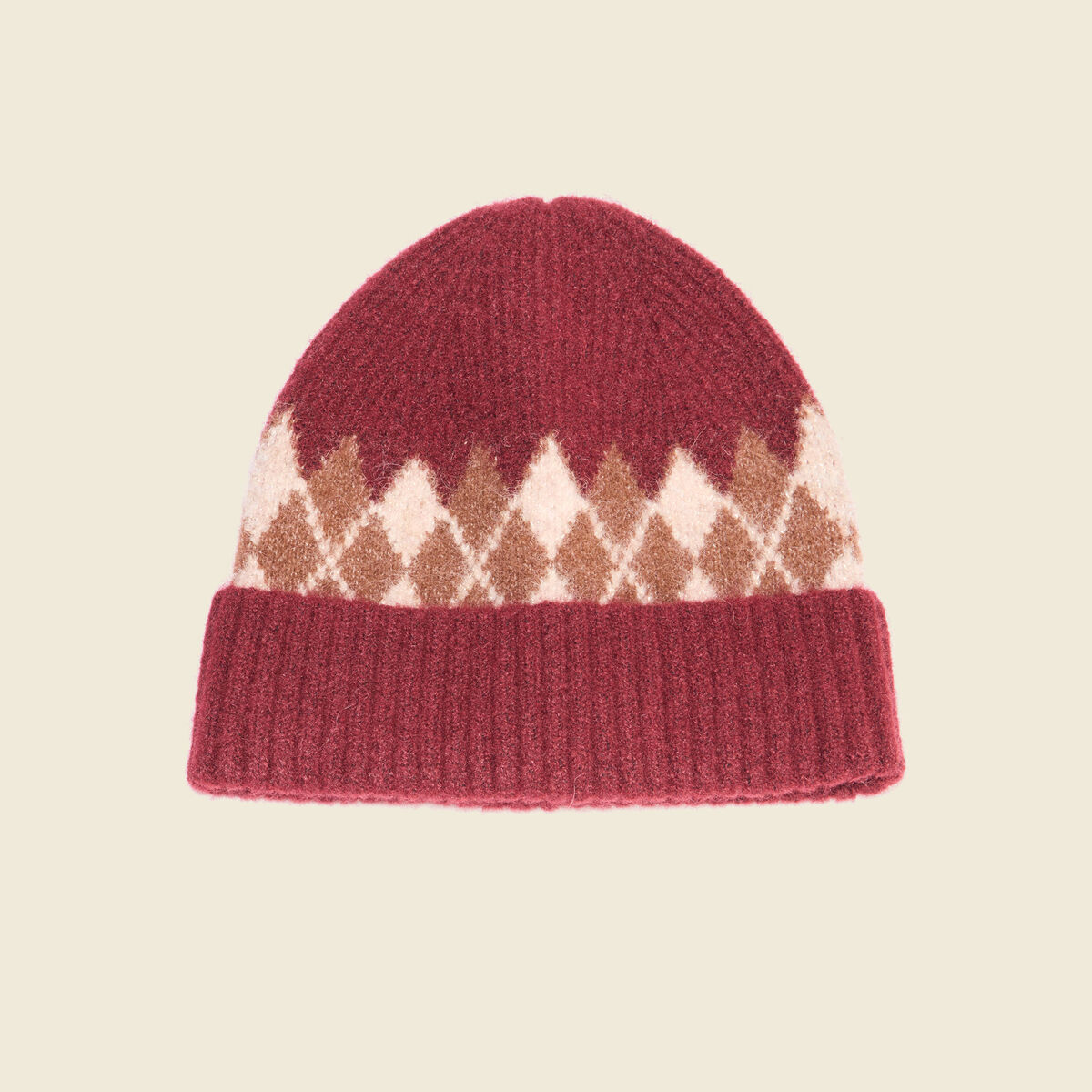 Bonnet bordeaux femme