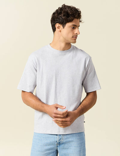 T-shirt manches courtes gris homme
