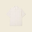 Chemise manches courtes ecru homme