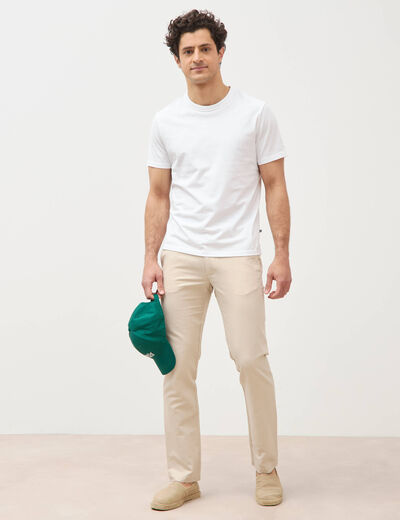 Pantalon chino sable homme