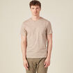 T-shirt manches courtes marron foncé homme