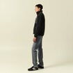 Sweat effet polaire manches longues gris anthracite homme