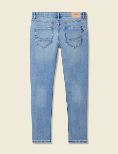 Jeans slim 5 poches denim used homme