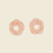 Boucles d'oreilles clous couleur or femme