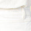 Short mom éco-responsable denim blanc femme