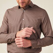 Chemise marron homme