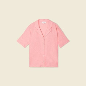 chemise manches courtes rose femme Chemise manches courtes rose femme