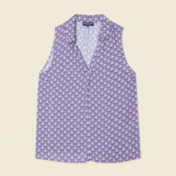 blouse sans manches bleu marine femme Blouse sans manches bleu marine femme