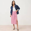 Jupe fluide multicolore femme