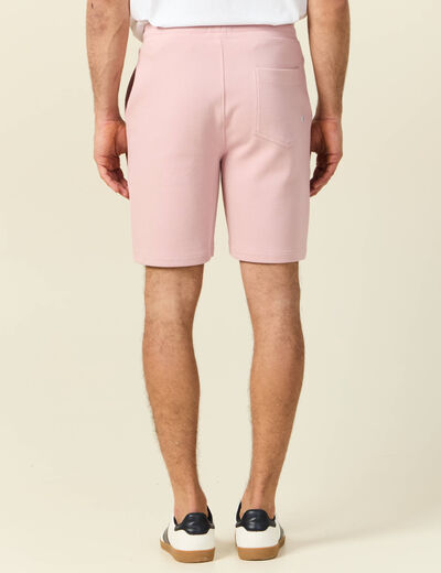 Short éco-responsable rose pastel homme
