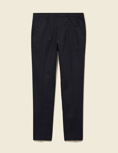 Pantalon chino noir homme