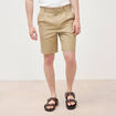 Bermuda vert olive homme
