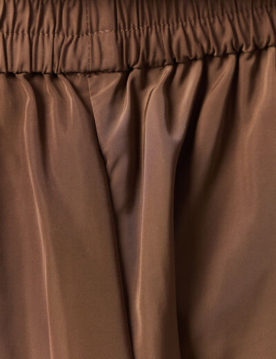 Jupe marron fonc&eacute; femme
