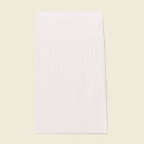 Jupe tricot midi ajustée beige femme