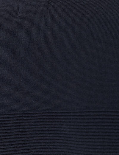 Pull éco-responsable bleu foncé homme