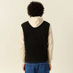 Gilet sans manches zippé vert kaki homme