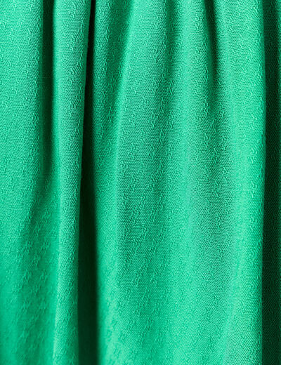 Chemise manches courtes vert femme
