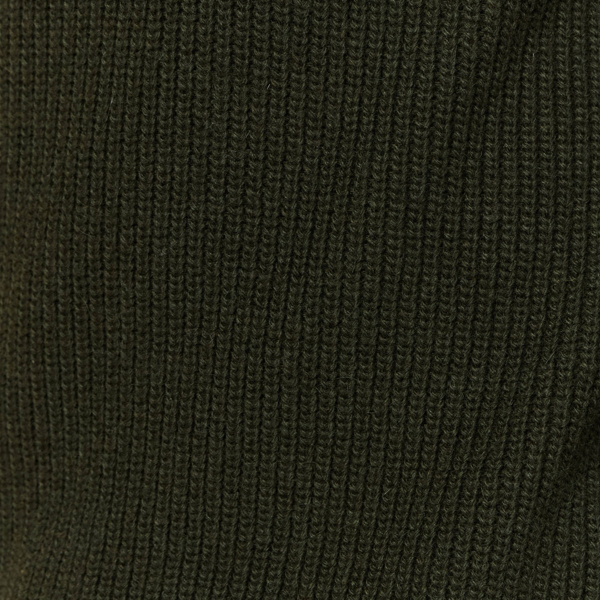 Pull col camionneur vert kaki homme