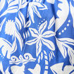 Short droite taille haute bleu femme