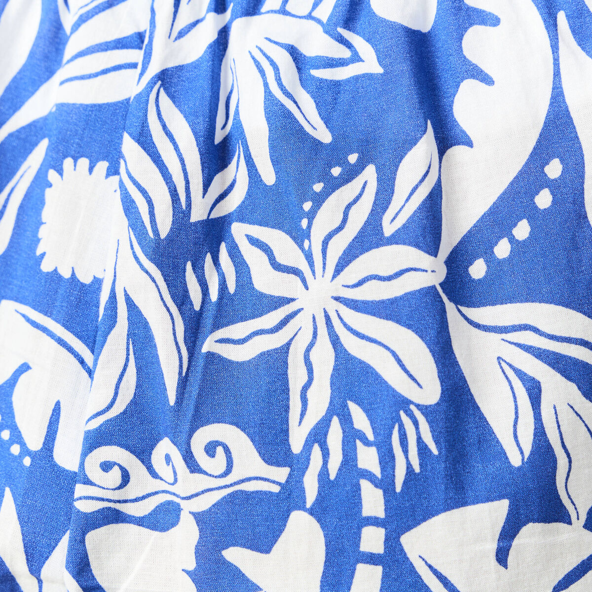 Short droite taille haute bleu femme