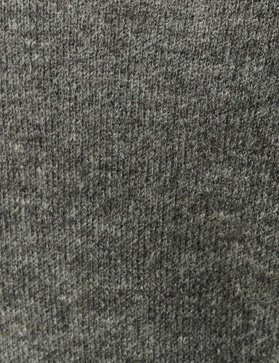 Pull manches longues &agrave; sequins gris fonc&eacute; femme